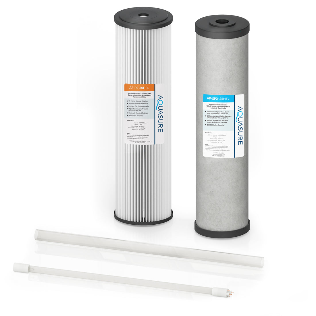 Quantum Series | Multi-Stage Complete Replacement Filter Kit with AS-WHUV18HO