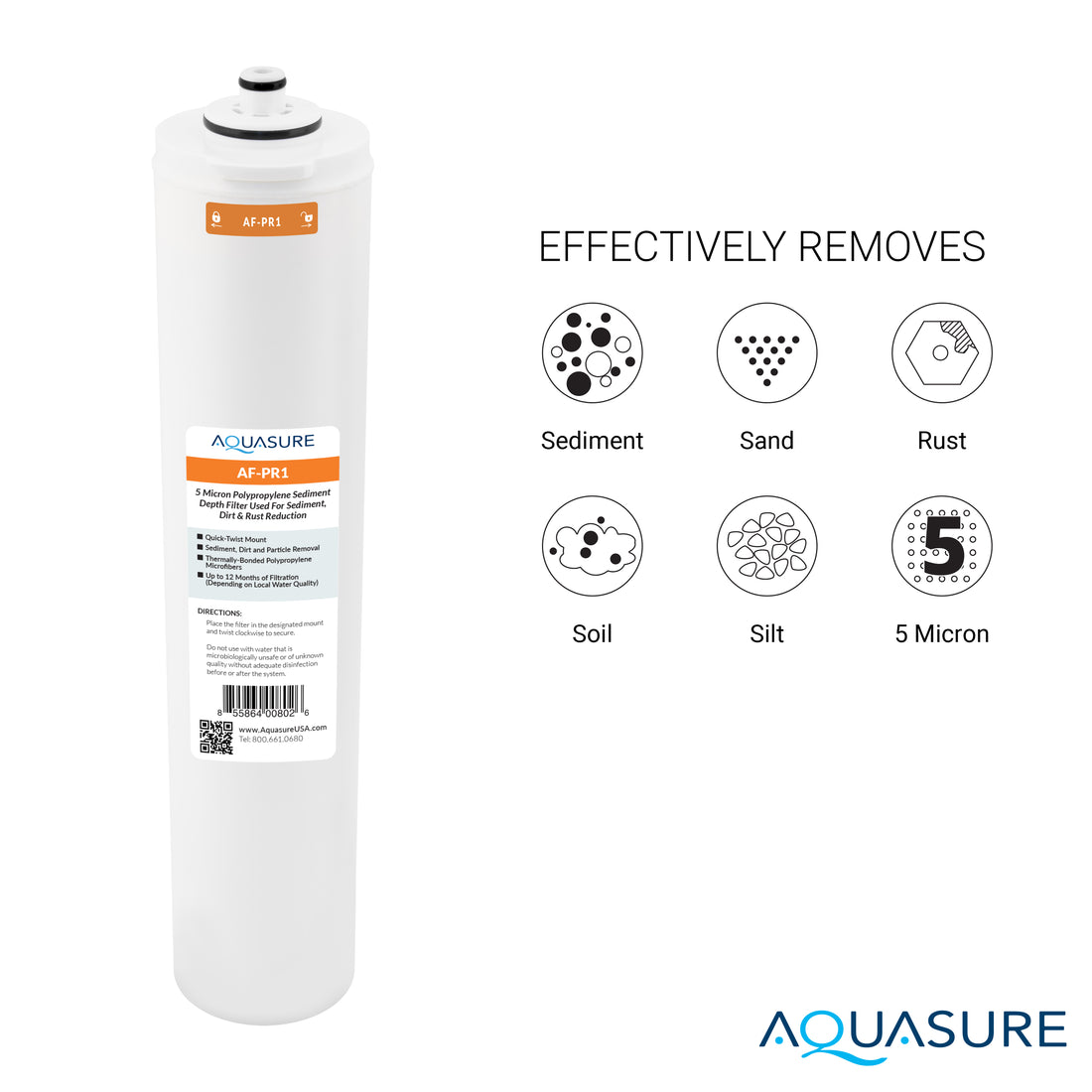 Premier Series | Complete 4-Stage 100 GPD Filter Replacement Cartridge Bundle Set for AS-PR100