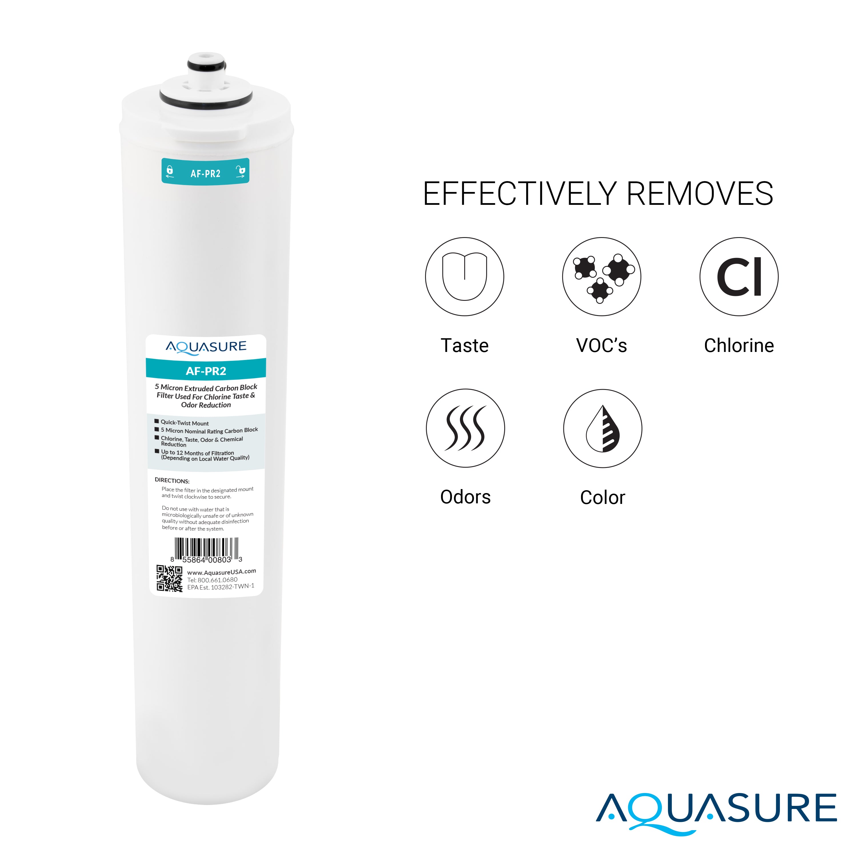 Premier Series | Stage 1 & 2 Replacement RO Water Filter Cartridge Set for AS-PR75/AS-PR100