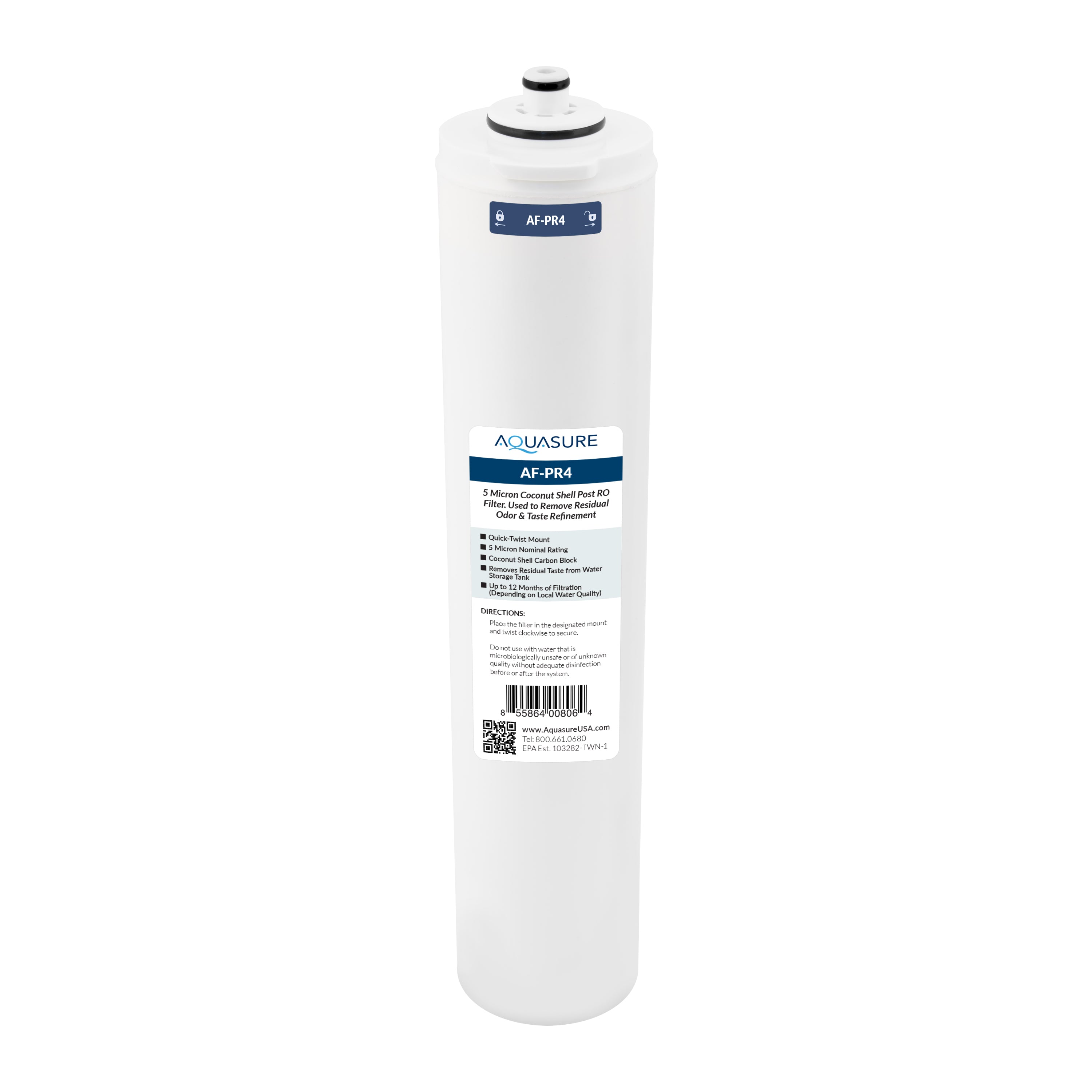 Premier Series Filter | 4th Stage Coconut Carbon Shell Post-Filter
