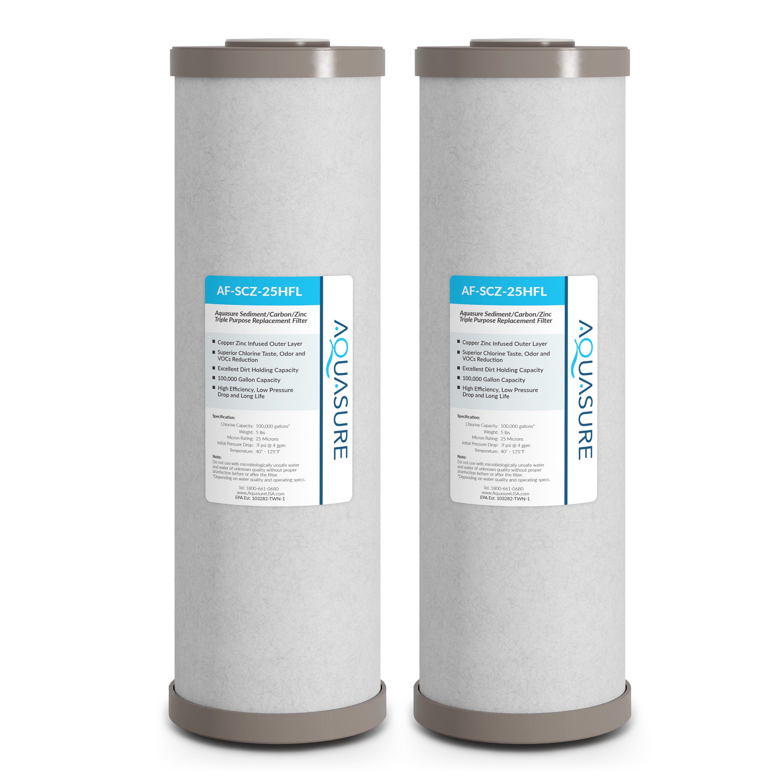 Fortitude V2 Series | Large Triple Purpose Sediment, Carbon & Zinc