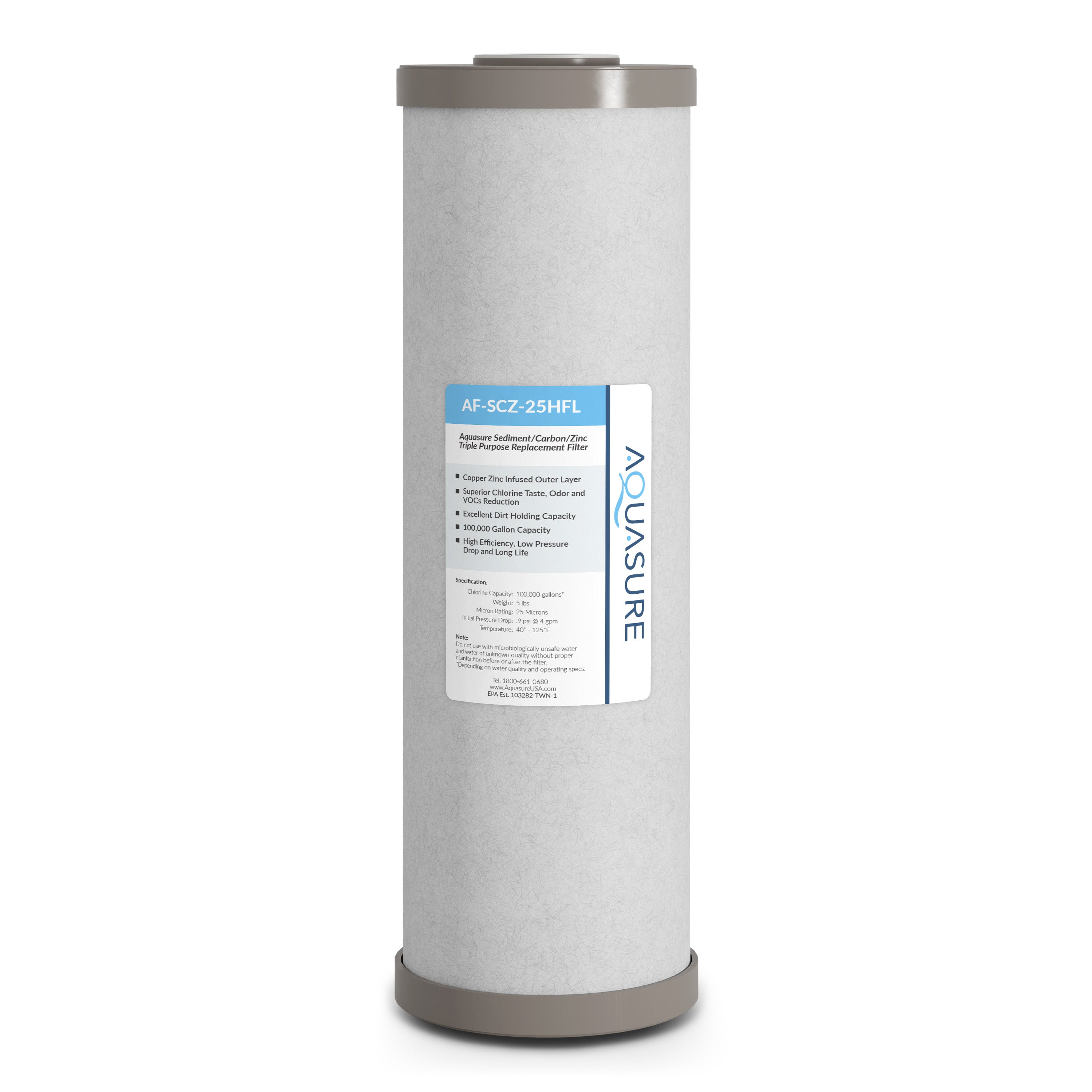 Fortitude V2 Series | Large Triple Purpose Sediment, Carbon & Zinc
