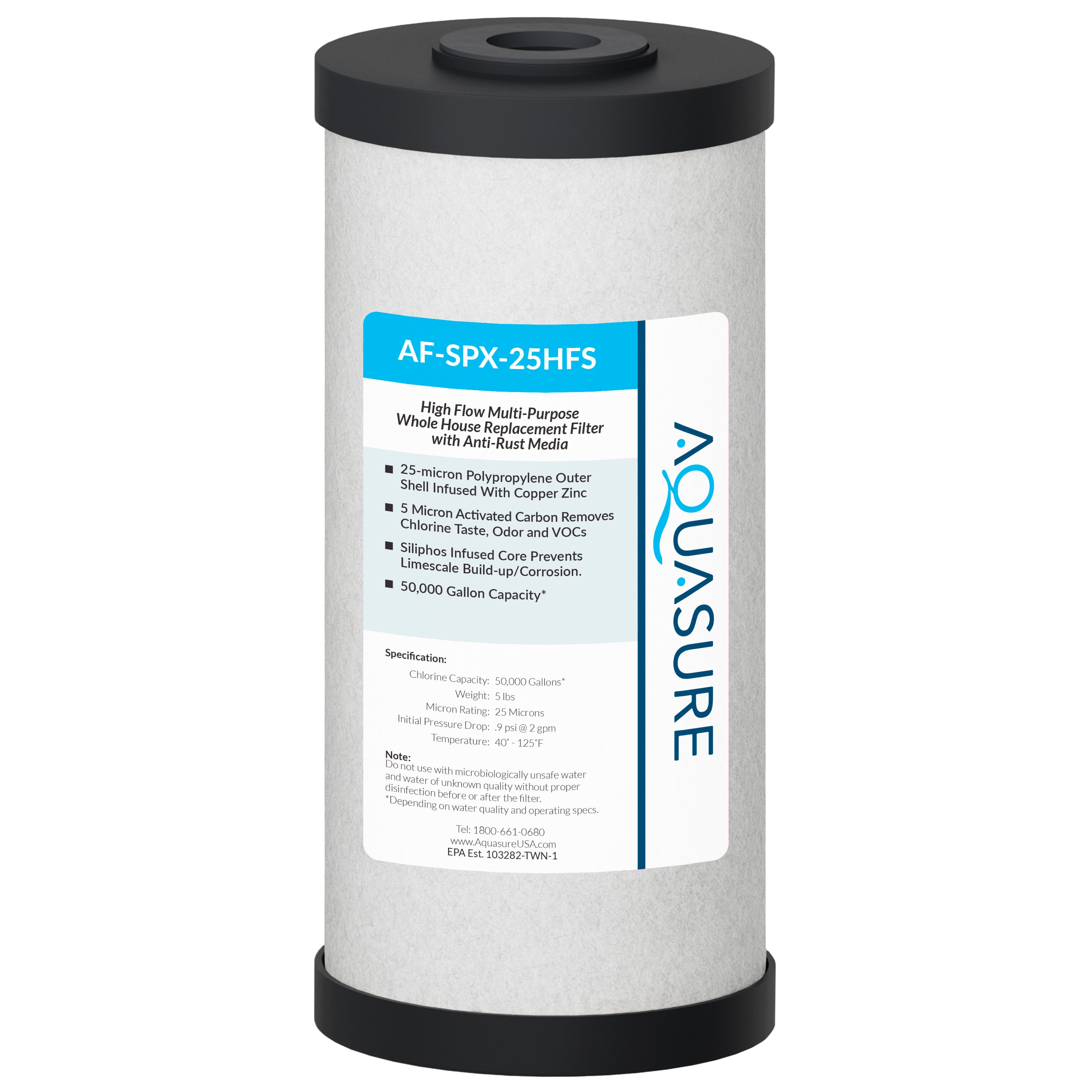 Fortitude V2 Multi-Purpose Replacement Filter Cartridge with Siliphos - Standard Size