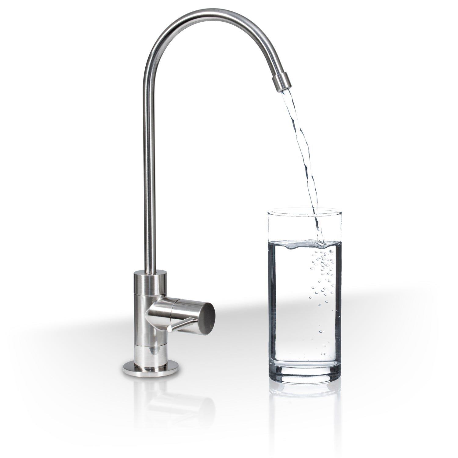 Designer Series | NSF Certified Lead-Free Contemporary Style Designer Drinking Water Faucet with Ceramic Disc Valve (Brushed Nickel)