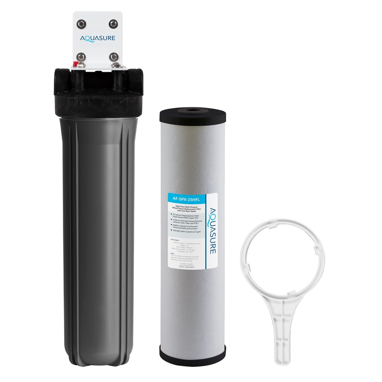 Fortitude V2 Series Multi-purpose Whole House Water Treatment System with Siliphos - Large Size