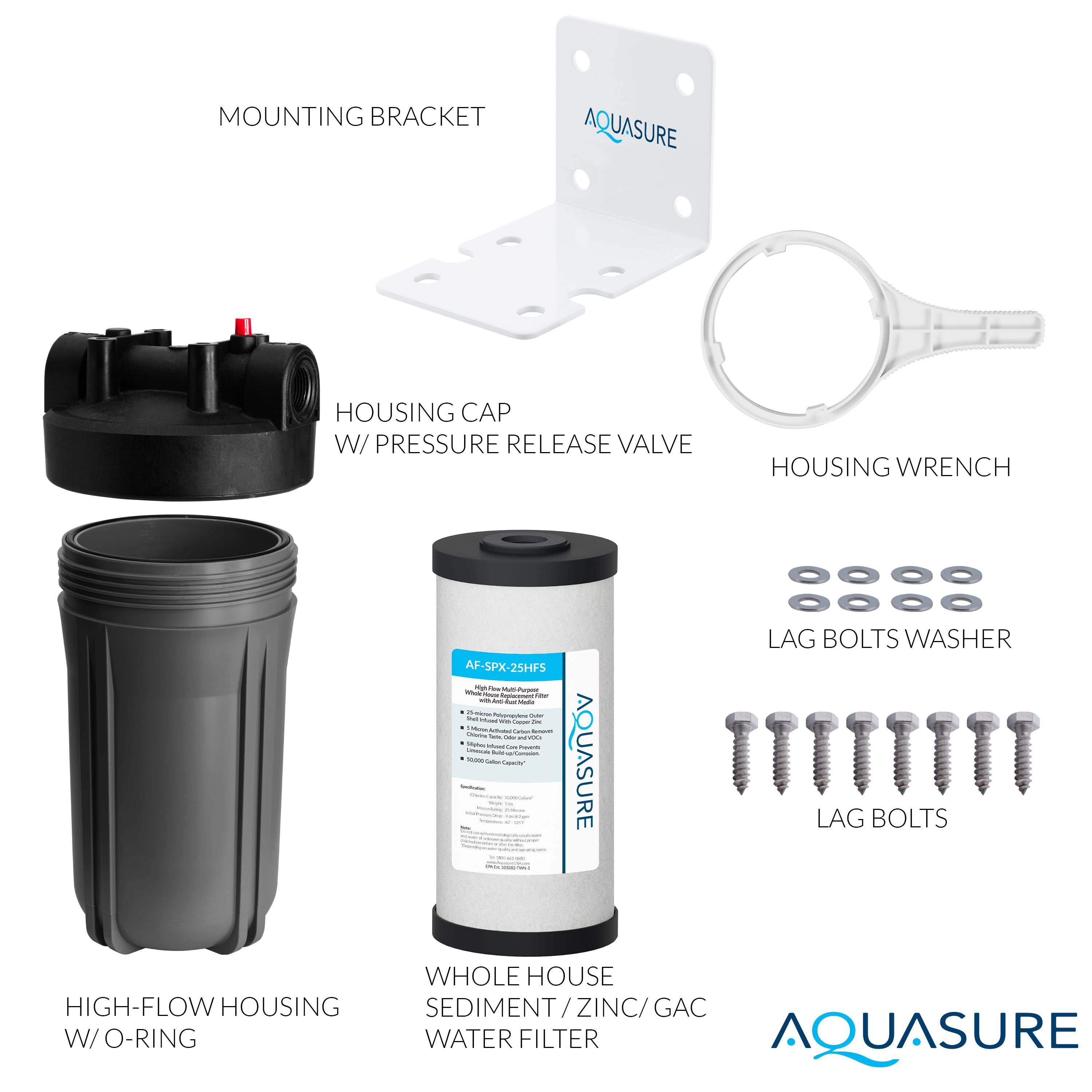 Fortitude V2 Series Multi-purpose Whole House Water Treatment System with Siliphos - Standard Size