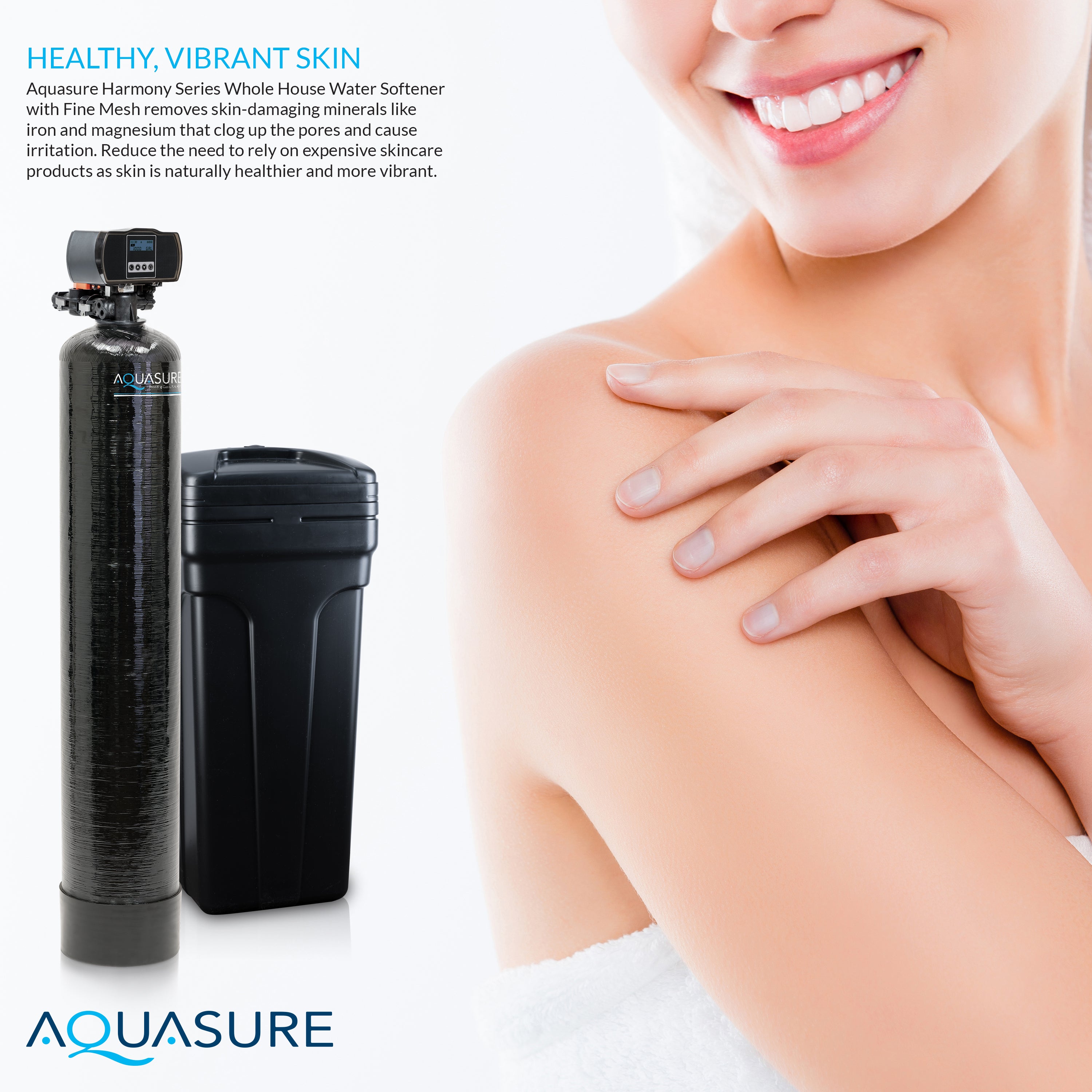 Signature Elite | Whole House Water Filter Bundle with 48,000 Grains Softener w/ Fine Mesh Resin, 75 GPD Reverse Osmosis System & Triple Purpose Pre-Filter