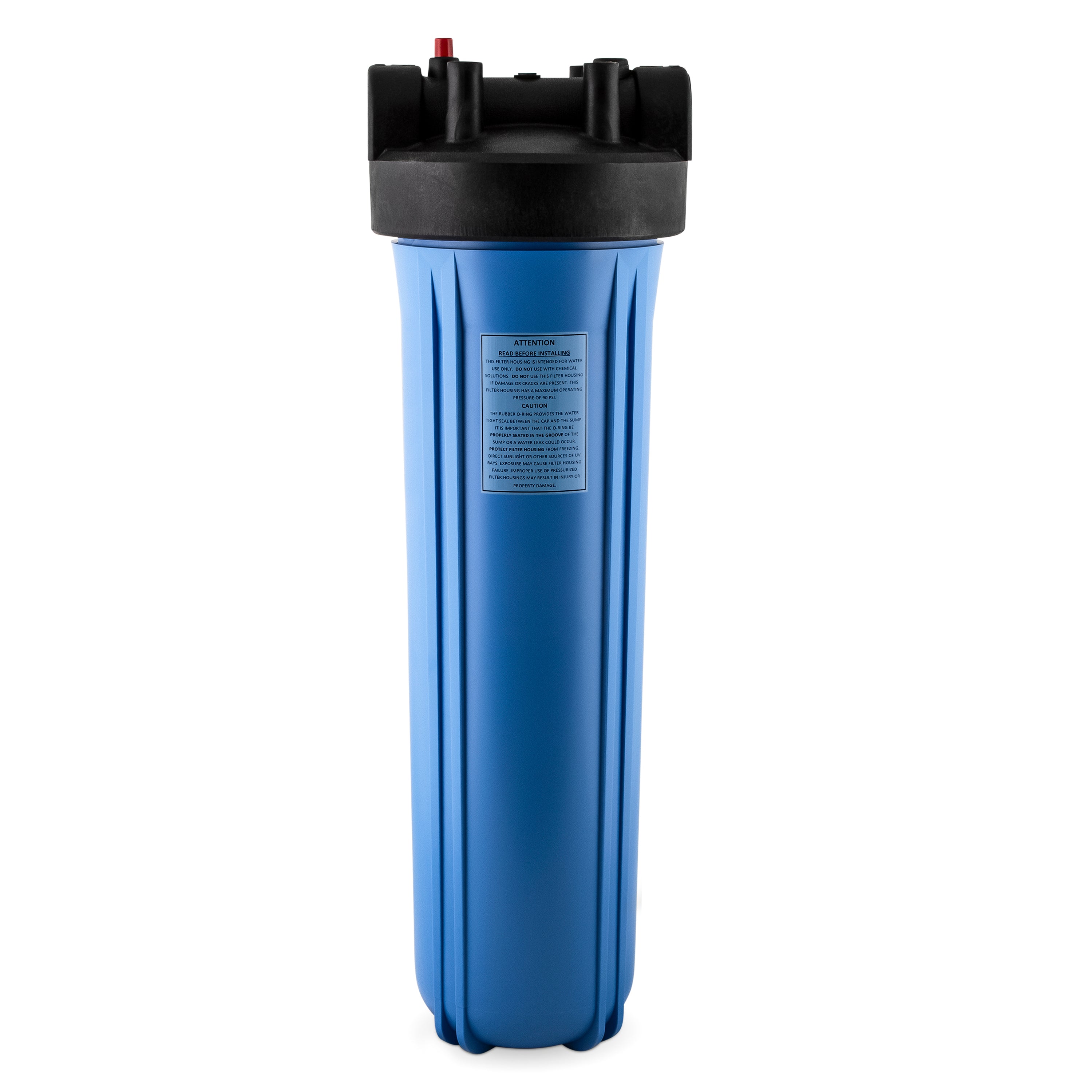 Aquasure Fortitude Series High Flow Housing and CAP - Blue, 20in and 3/4" NPT