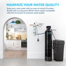 Aquasure 18 GPM Ultraviolet UV Light Water Sterilizer Filter System for Whole House Water Sterilization Disinfection, 110-Volt, 48-Watt