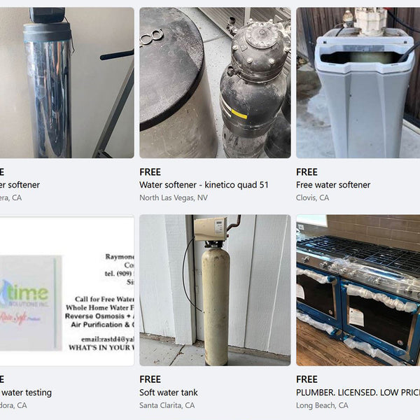 Stay Away From a FREE Used Water Softener – Aquasure USA