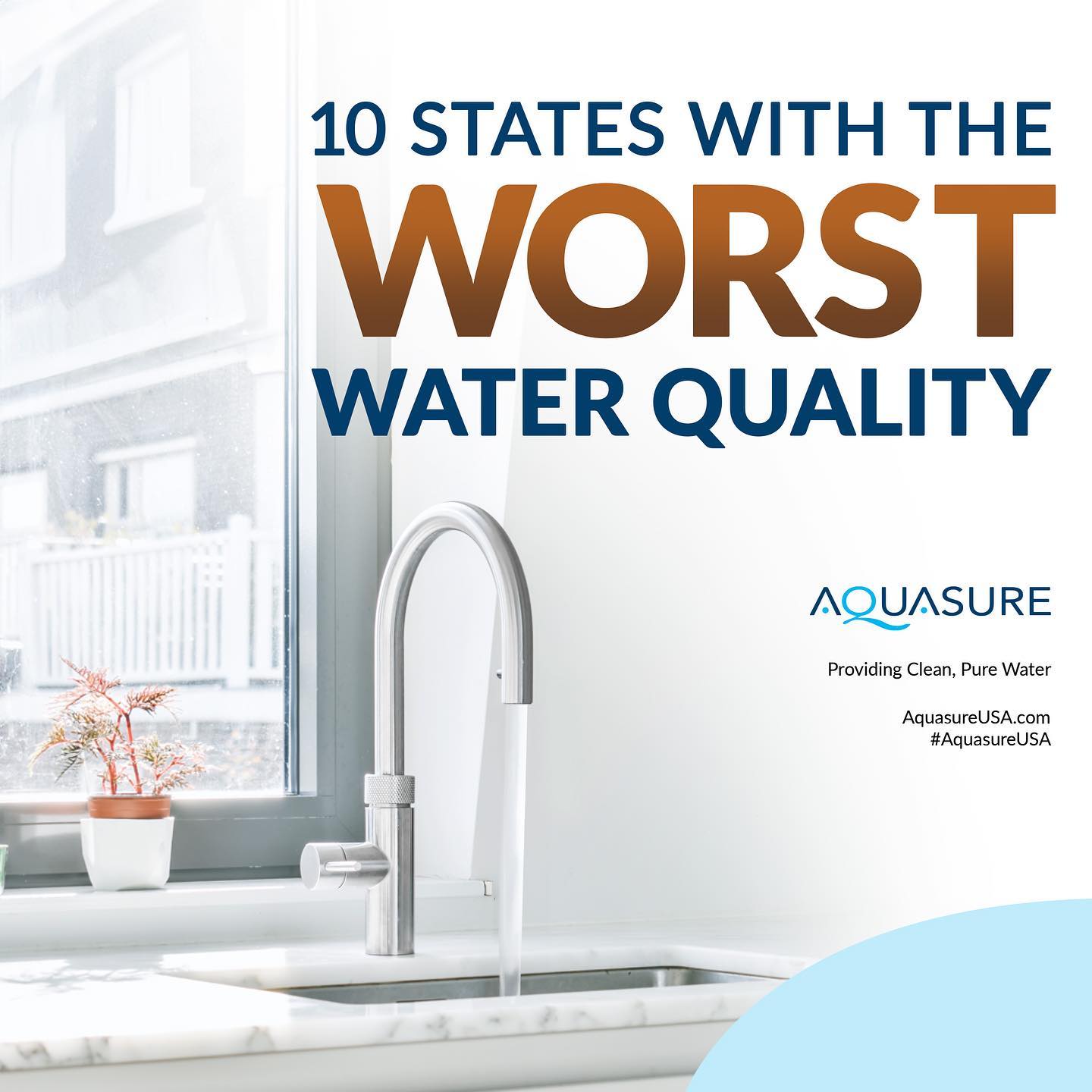 10 States with the worst water quality