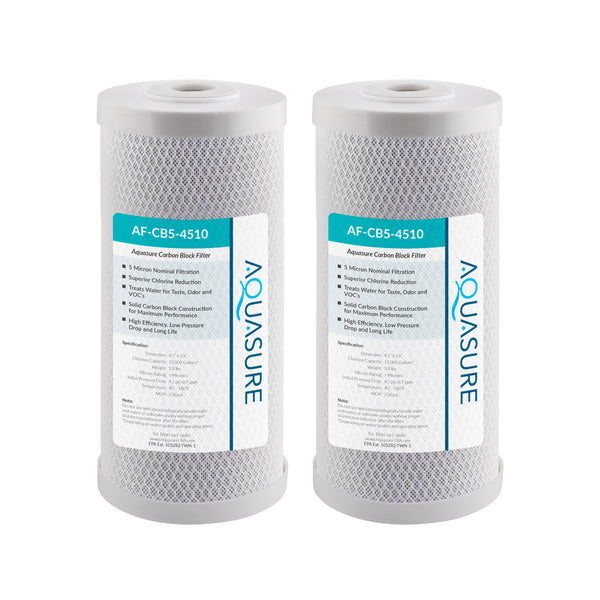 Fortitude V Series | High Flow 5 Micron Carbon Block Filter - 10