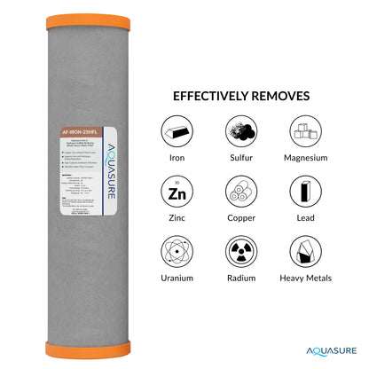 Aquasure Fortitude Series Iron Removal Replacement Cartridge - 100K