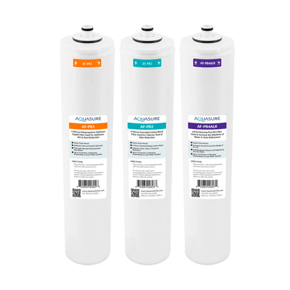 Premier Series | Stage 1, 2 &amp; 4 Replacement Water Filter Cartridge Set for AS-PR75/AS-PR100