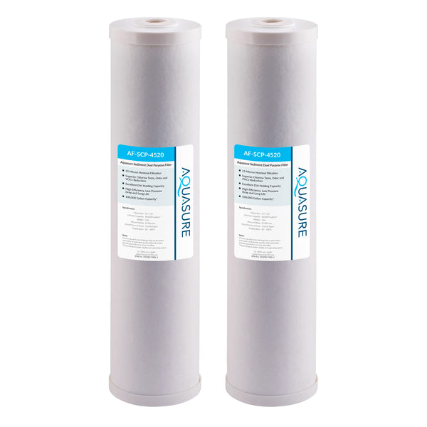 Fortitude V Series | 25 Micron Sediment GAC Carbon Dual Purpose