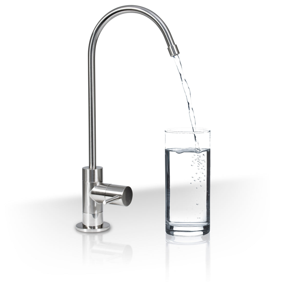 Aquasure Designer Series Contemporary Styled Drinking Water Designer Faucet with Ceramic Disc Valve (Brushed Nickel)