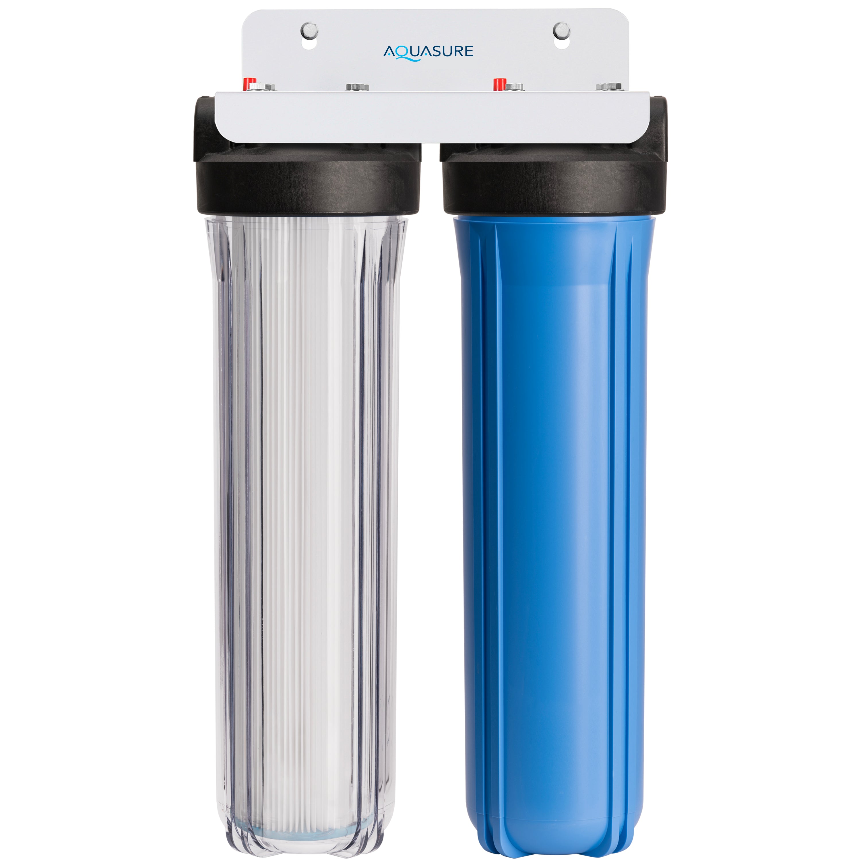 Fortitude V Series | 2 Stage Whole House Water Filter With Sediment And Carbon - 20&quot;