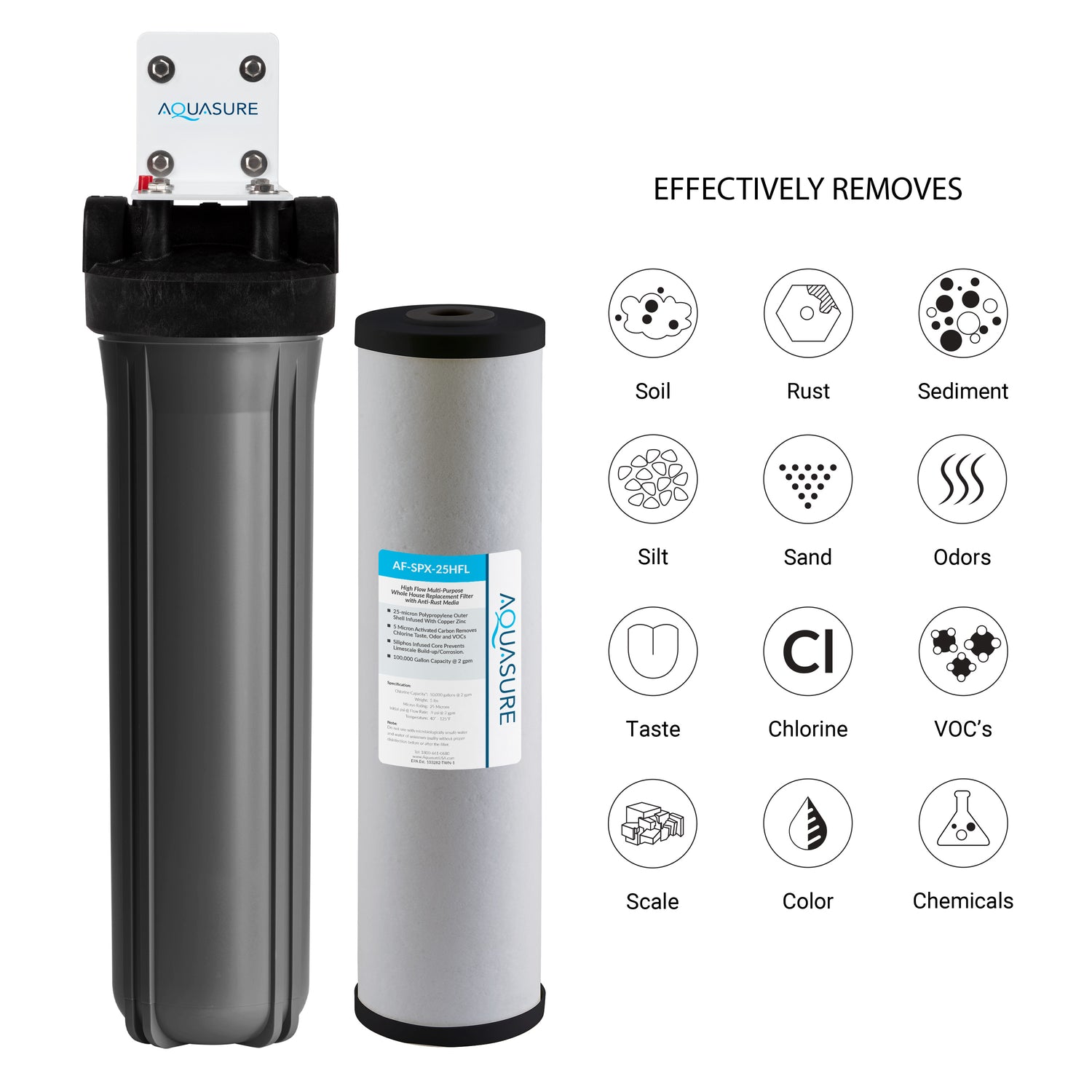 Fortitude V2 Series Multi-purpose Whole House Water Treatment System with Siliphos - Large Size