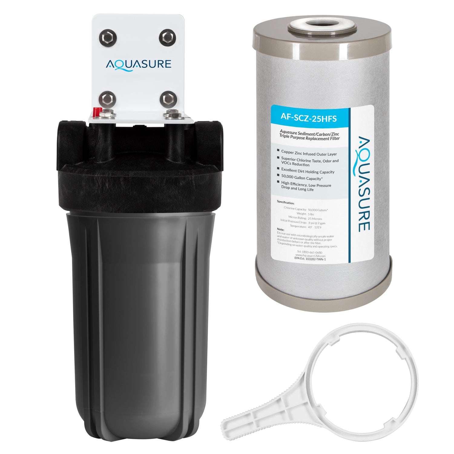 Fortitude V2 Series | Whole House Triple Purpose Filtration System - Small Size
