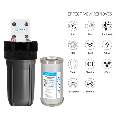 Signature Elite | Whole House Water Filter Bundle with 48,000 Grains Softener w/ Fine Mesh Resin, 75 GPD Reverse Osmosis System &amp; Triple Purpose Pre-Filter