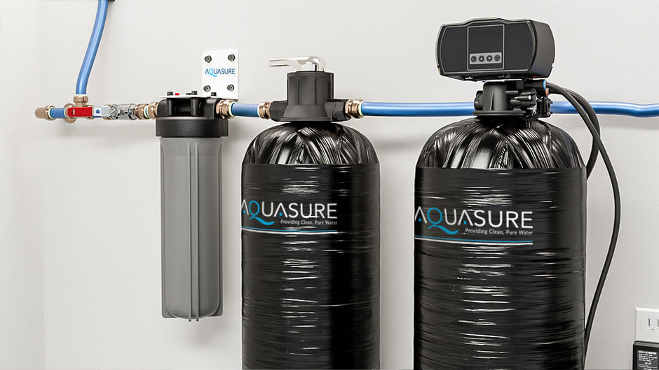 Harmony Series Whole House Water Softener with Premier Series Reverse