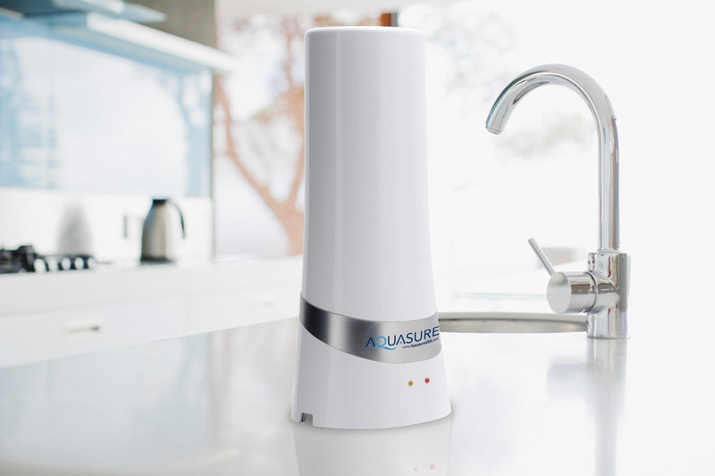 Dash Series Countertop Water Filter | Microban Carbon Block Filtration - AS-D100MCB-Aquasure USA